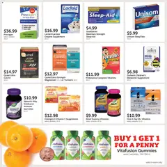Preview of Fareway weekly ads valid from 30.03.2026 | Page: 42 | Products: Multivitamin, Vitamin, CoQ10, Water