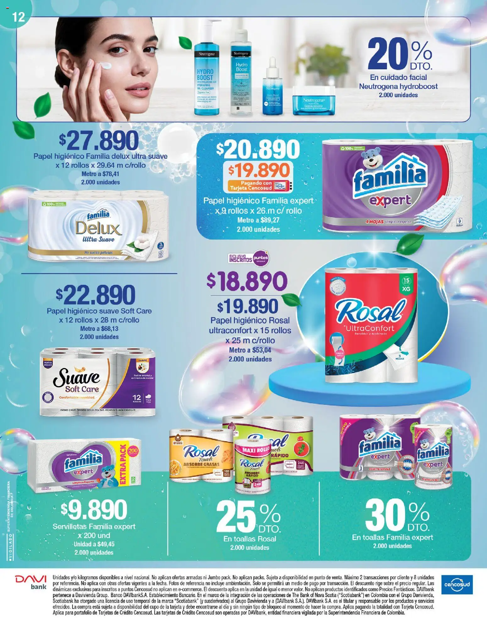 Jumbo revista - valida desde el 15.01.2026 | Página: 12 | Productos: Banco, Servilletas, Sobre, Toallas