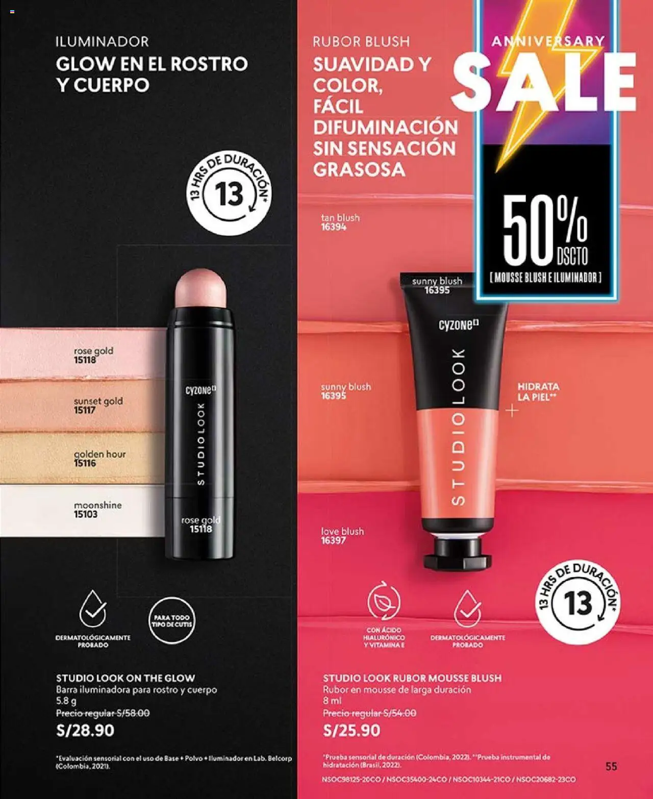 Catálogo CyZone válido desde 27.05.2025 | Página: 55 | Productos: Polvo, Rubor