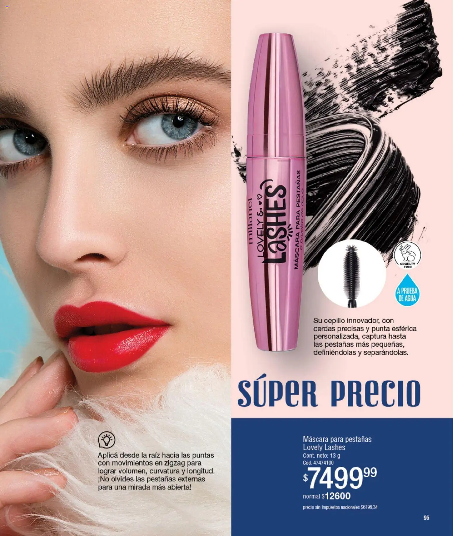 Millanel - Catálogo │ válido desde el 08.12.2025 | Página: 95 | Productos: Cepillo, Máscara, Agua