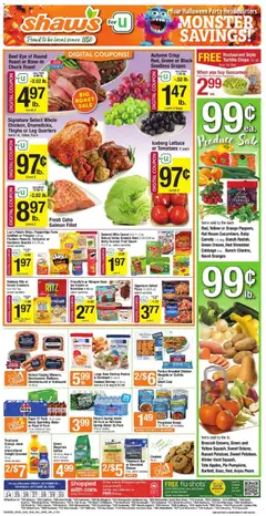 Preview of Shaw's weekly ads valid from 24.10.2025