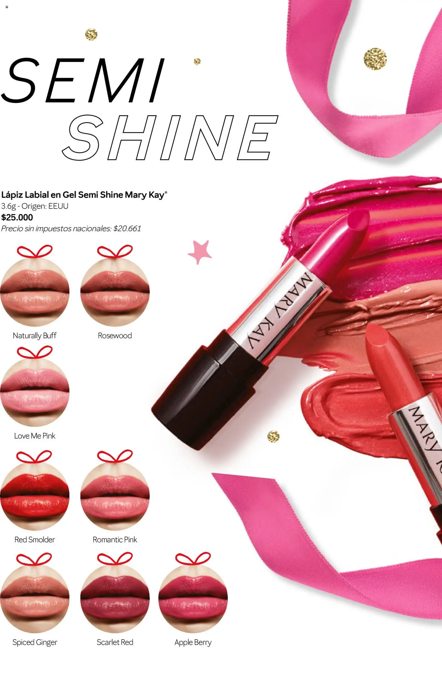 Mary Kay catálogo │ válido desde el 01.11.2025 | Página: 20 | Productos: Lápiz labial