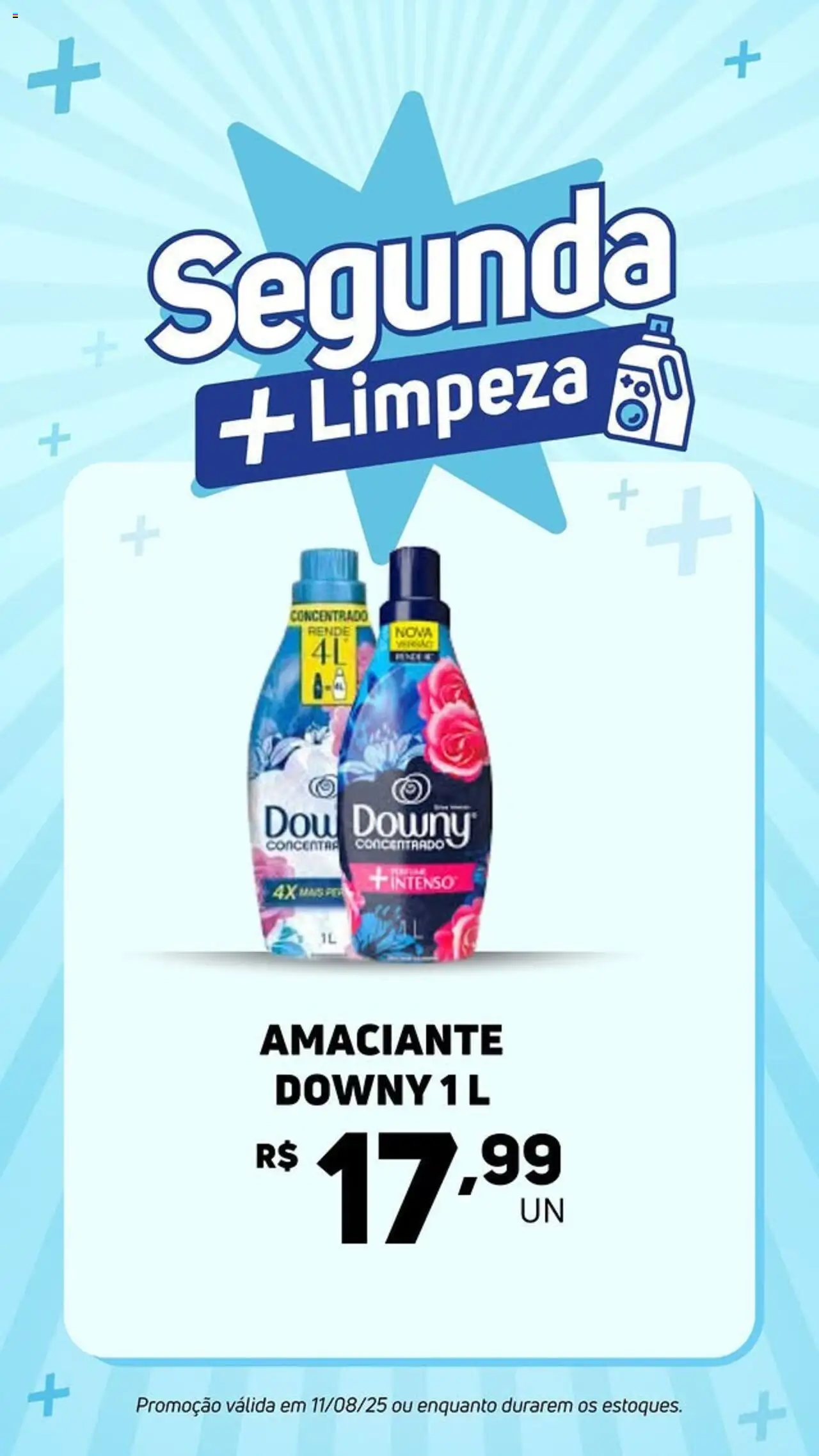 Brasil Atacadista Folheto - válido de 11.08.2025 | Página: 4 | Produtos: Amaciante downy, Amaciante