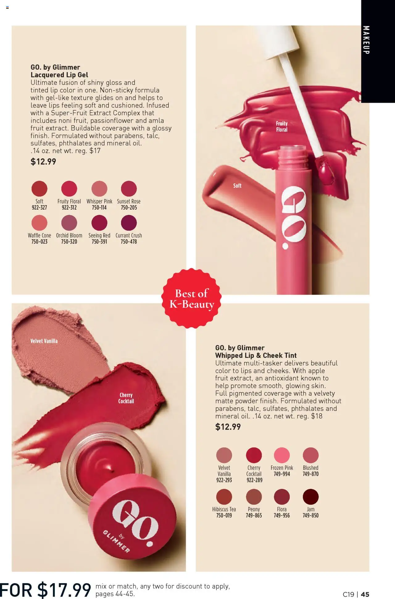 Avon Brochure - valid from 10.09.2025 | Page: 45 | Products: Fusion, Powder, Tea