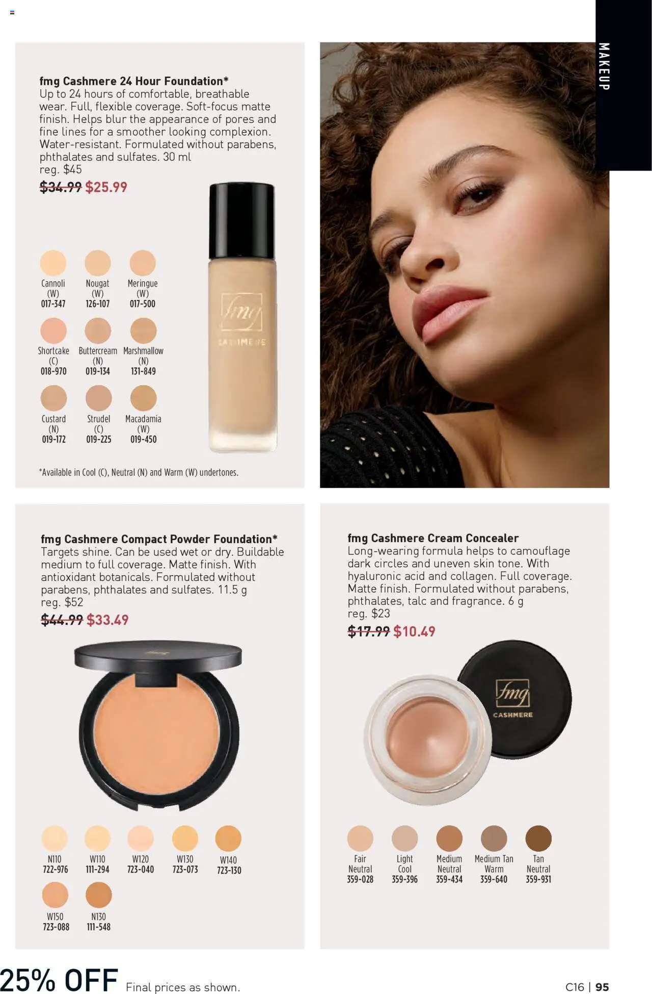 Avon flyer valid from 31.07.2025 | Page: 95 | Products: Cream, Concealer, Powder