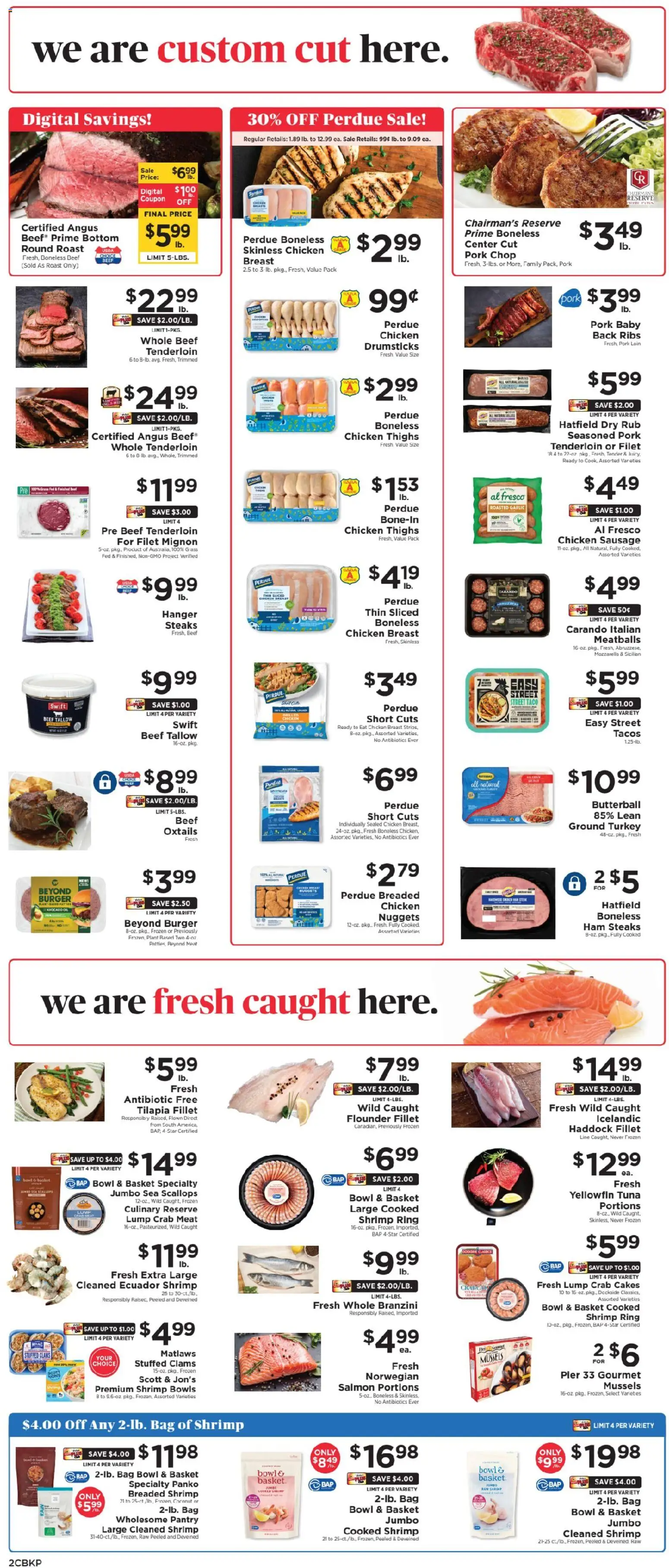 ShopRite Weekly Ad - valid from 07.12.2025 | Page: 3 | Products: Ham, Sausage, Garlic, Bag