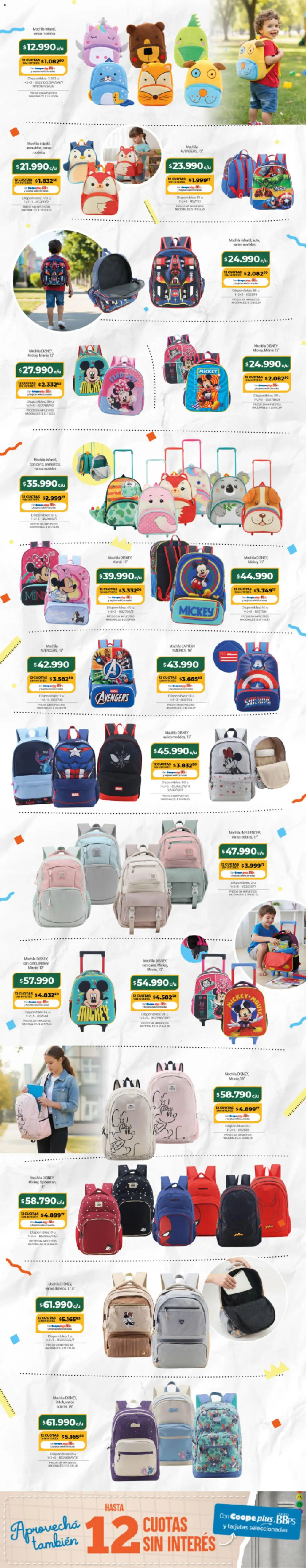 Cooperativa Obrera - La Canasta de La Coope │ válido desde el 09.02.2026 | Página: 11 | Productos: Mochila