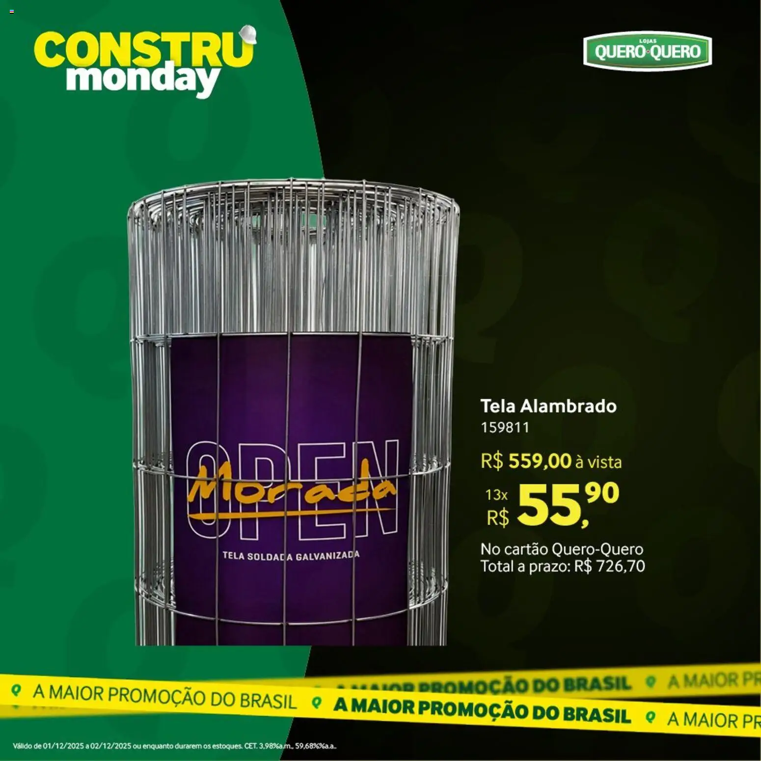 Lojas Quero-Quero Folheto - válido de 01.12.2025 | Página: 39 | Produtos: Tela