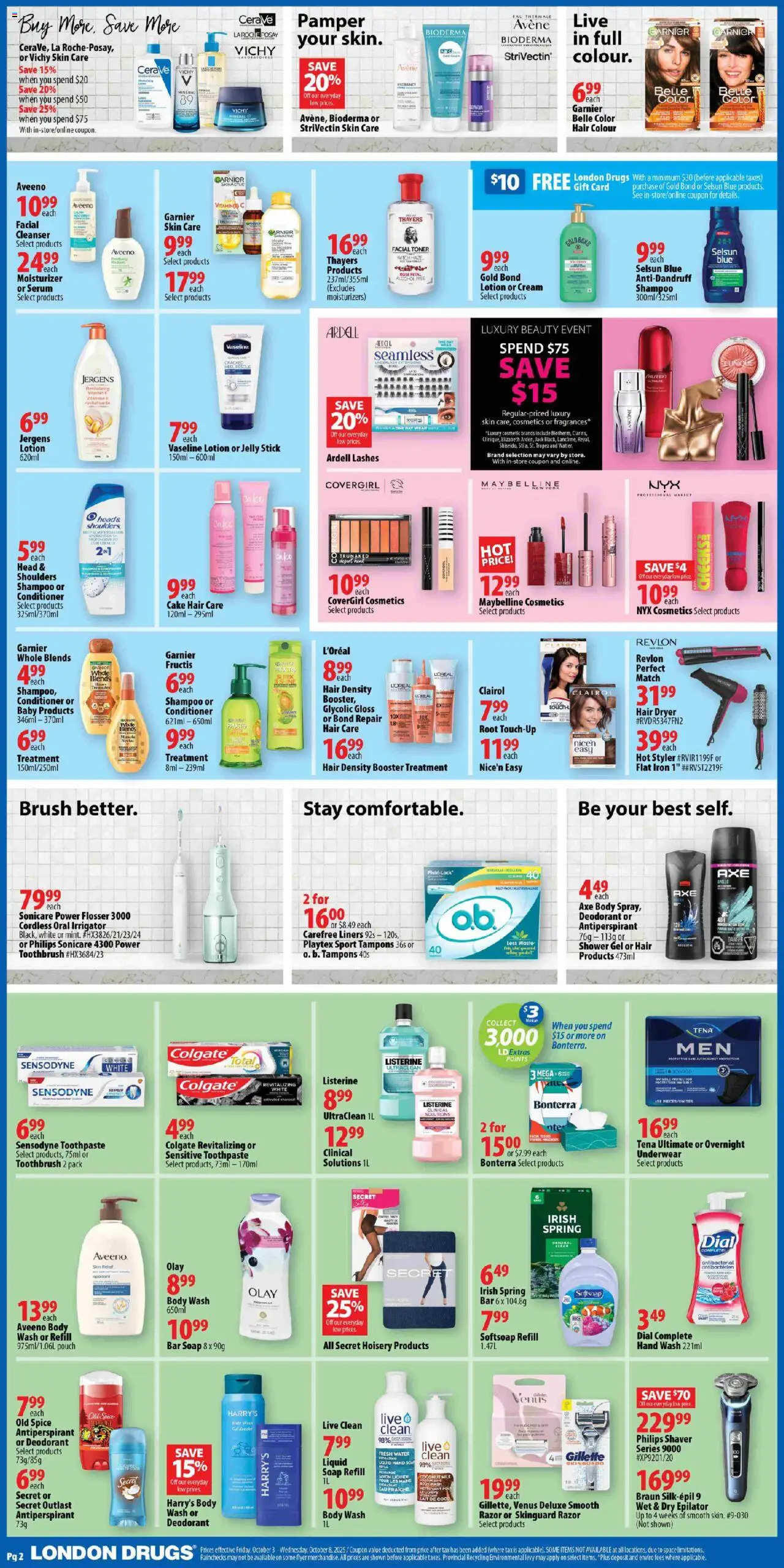 London Drugs flyer valid from 03.10.2025 | Page: 3