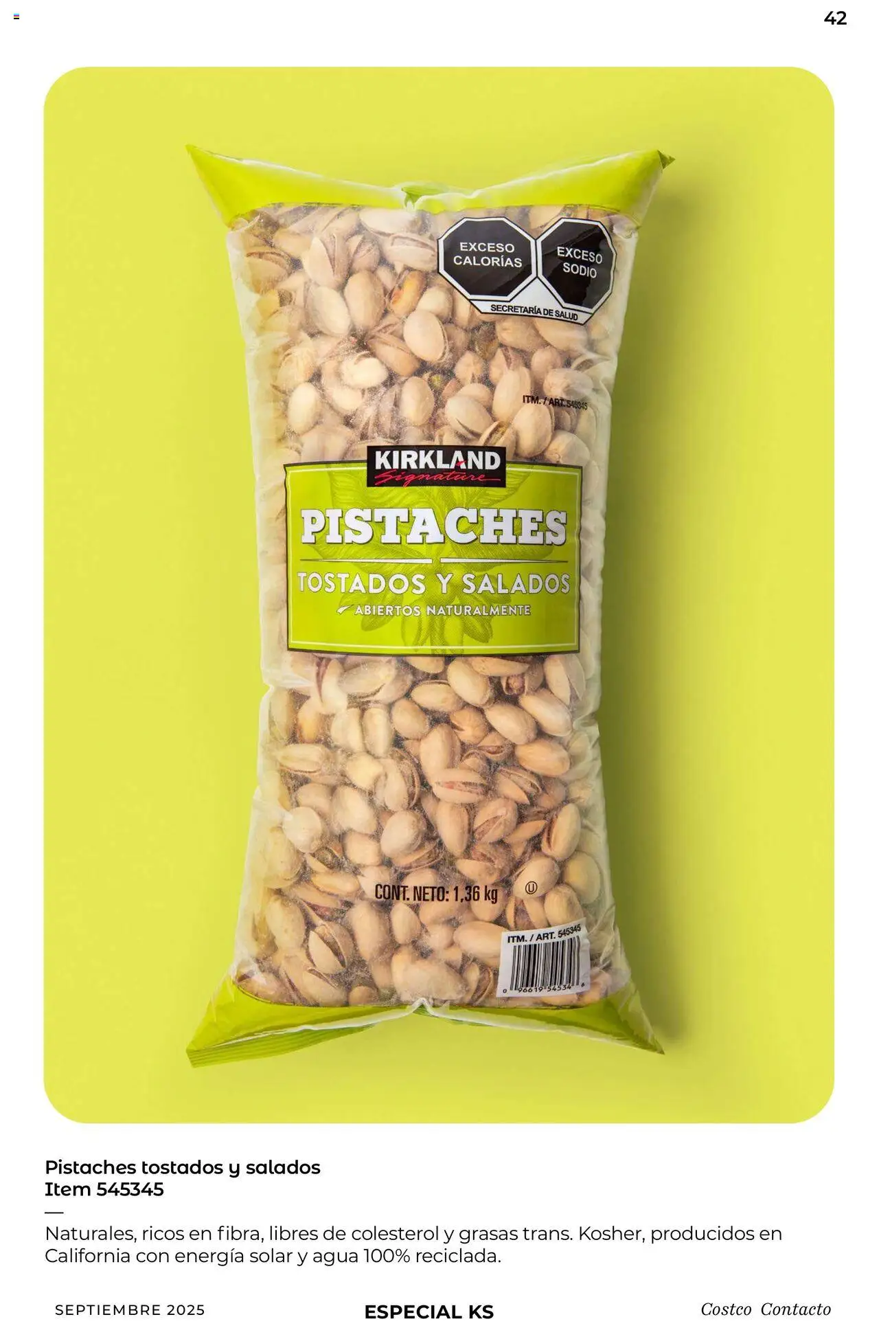 Nuevas ofertas de Costco válidas en toda la República Mexicana desde el 10.09.2025. ¡Encuentra las mejores ofertas en Costco - Catálogo Septiembre! | Página: 42 | Productos: Agua