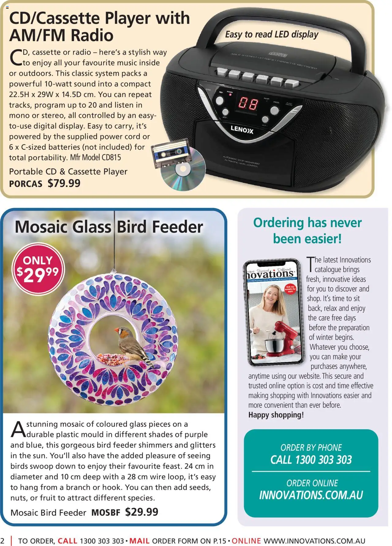 Innovations catalogue - valid from 01.07.2025 | Page: 2 | Products: Batteries, Phone, Radio, Recorder