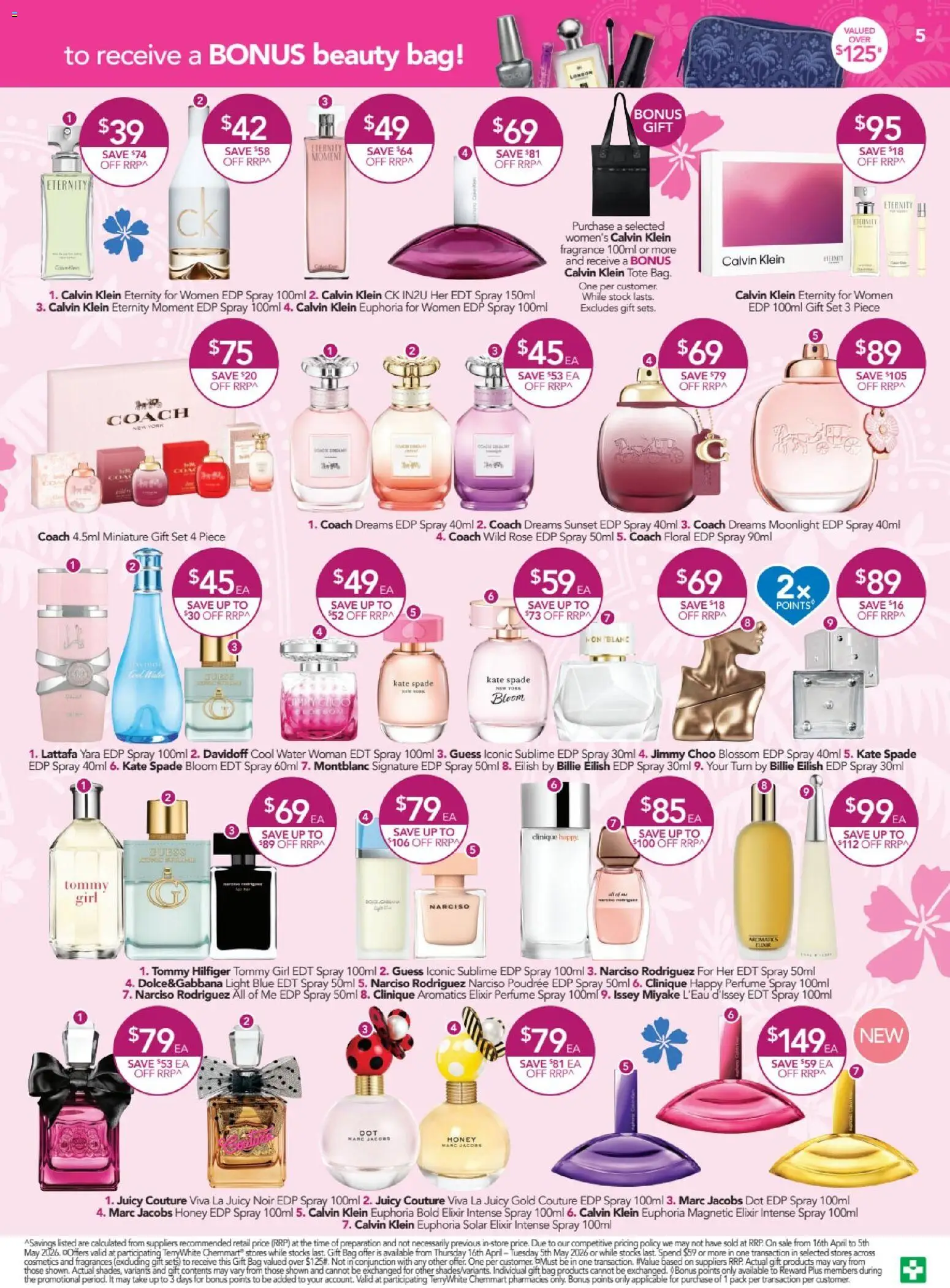 Terry White catalogue - valid from 16.04.2026 | Page: 5 | Products: Floral, Light, Spade, Water