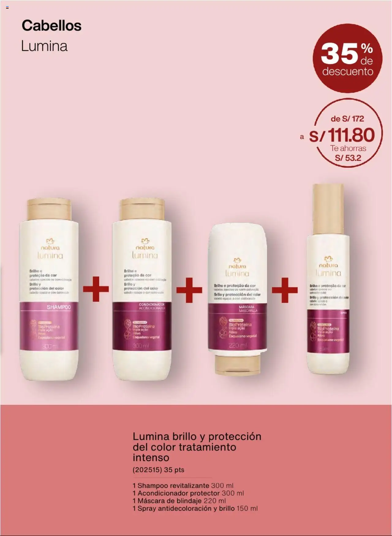 Catálogo Natura válido desde 01.07.2025 | Página: 10 | Productos: Máscara, Shampoo, Acondicionador, Té