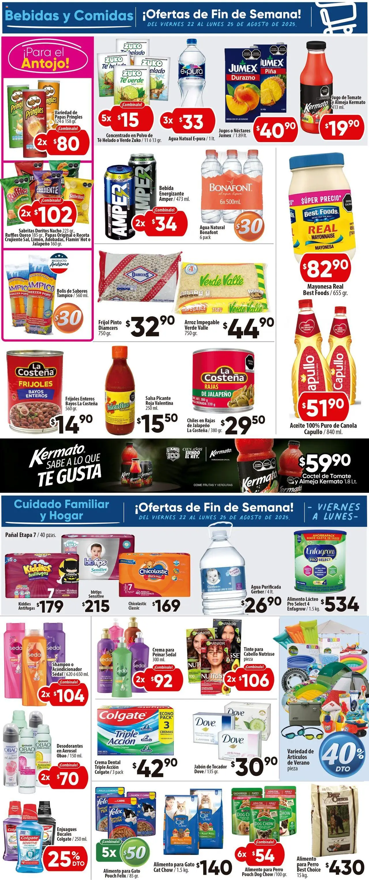 Nuevas ofertas de Calimax válidas en toda la República Mexicana desde el 22.08.2025. ¡Encuentra las mejores ofertas en Calimax - Folleto Mexicali! | Página: 7 | Productos: Mayonesa, Agua, Piña, Helado
