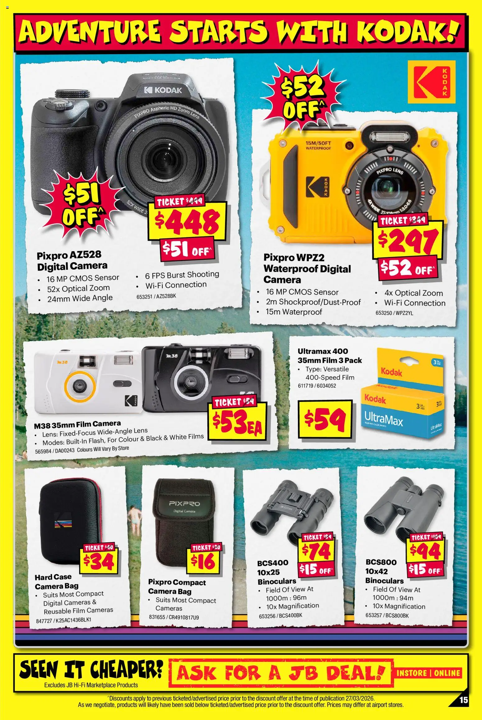 JB Hi-Fi catalogue - valid from 02.04.2026 | Page: 15 | Products: Digital, Camera, Case, Bag