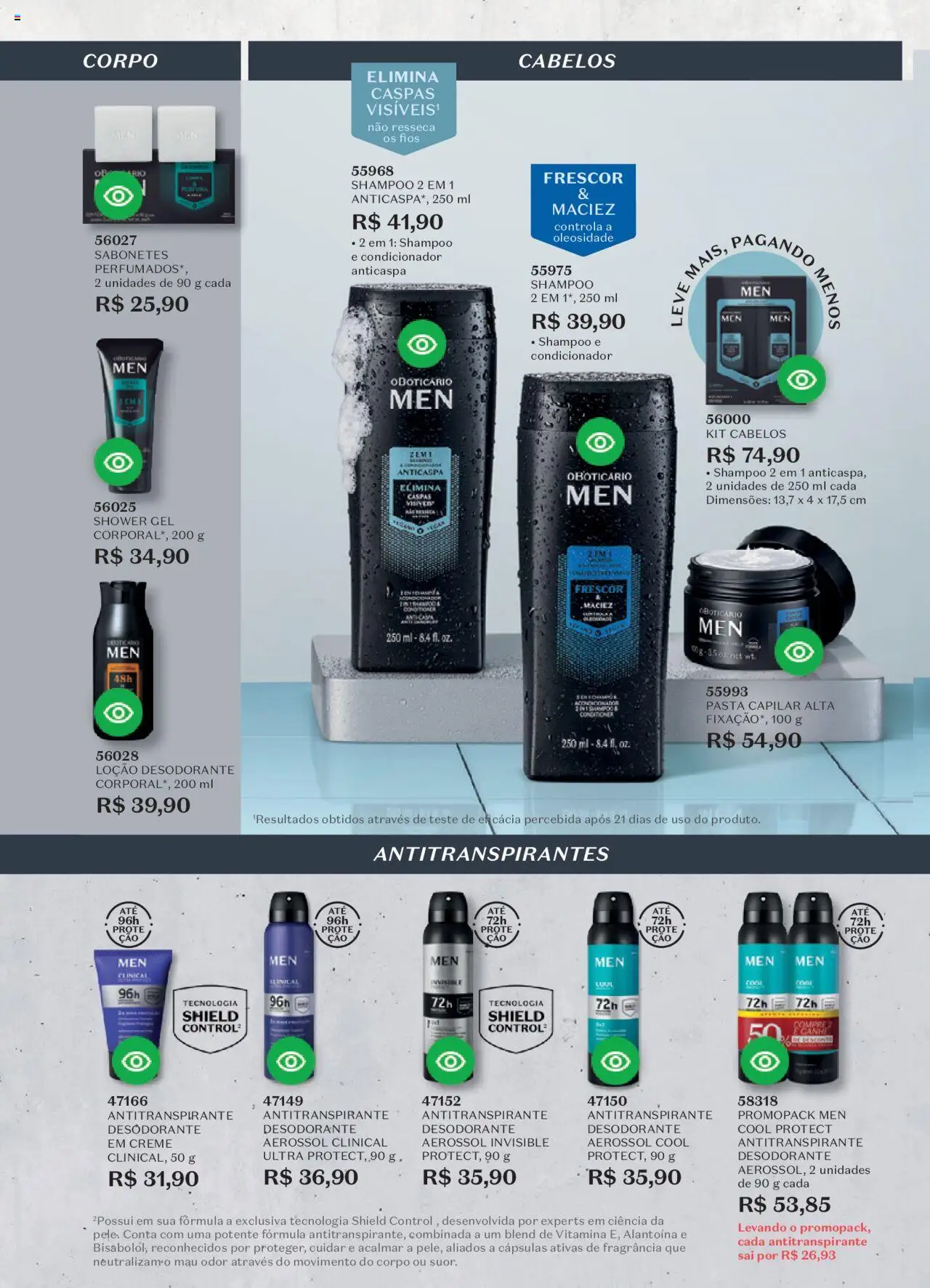 O Boticário Folheto - válido de 11.08.2025 | Página: 174 | Produtos: Fragrância, Condicionador, Desodorante, Creme
