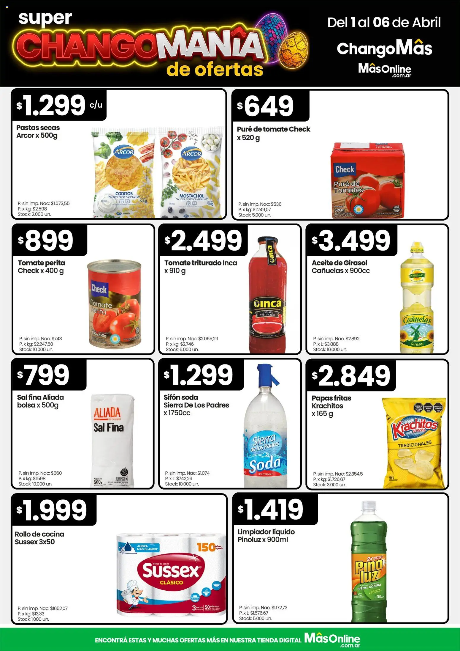 Punto Mayorista catálogo │ válido desde el 01.04.2026 | Página: 5 | Productos: Pico, Bolsa, Aceite, Limpiador