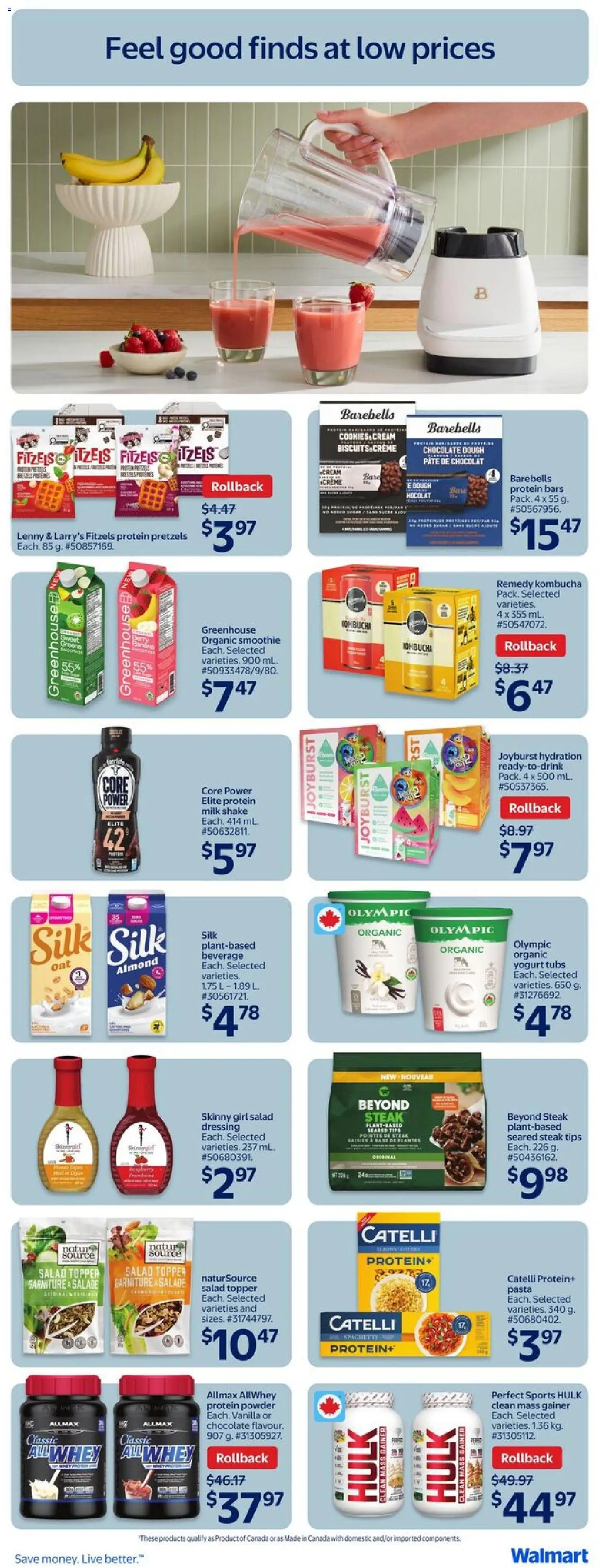 Walmart flyer valid from 12.02.2026 | Page: 21 | Products: Powder, Milk, Yogurt, Chocolate