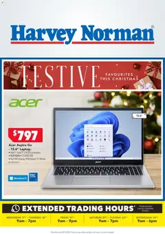 Harvey Norman  Festive Favorite Laptops and Accessories This Christmas preview  - valid from 17.12.2025