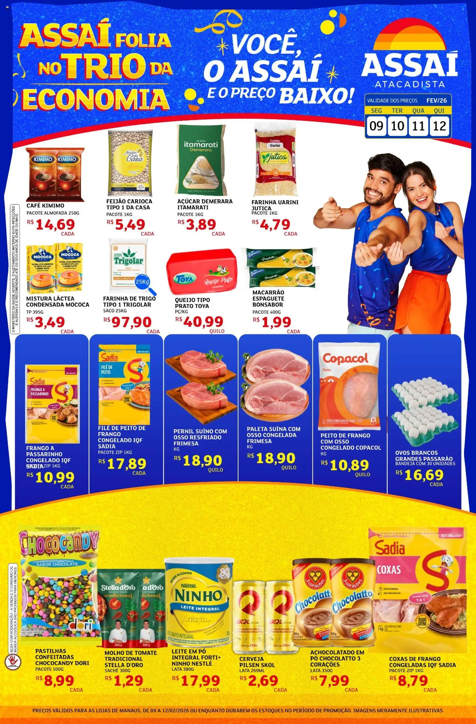Assaí Atacadista Folheto - válido de 09.02.2026 | Página: 1