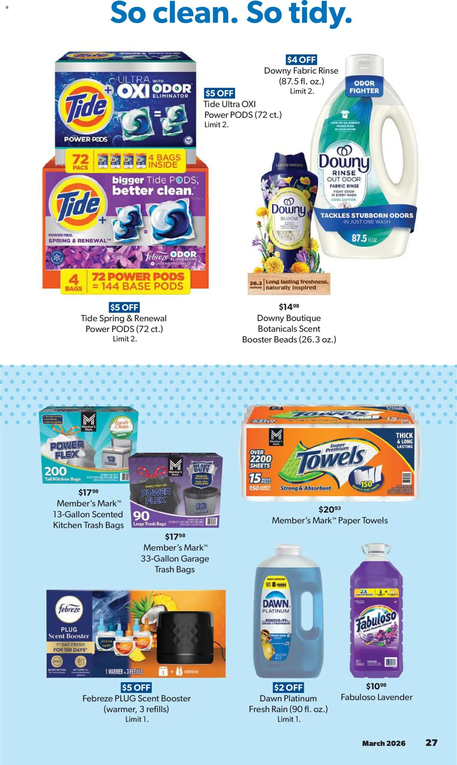 Sam's Club Instant Savings Book March - valid from 18.03.2026 | Page: 27 | Products: Water