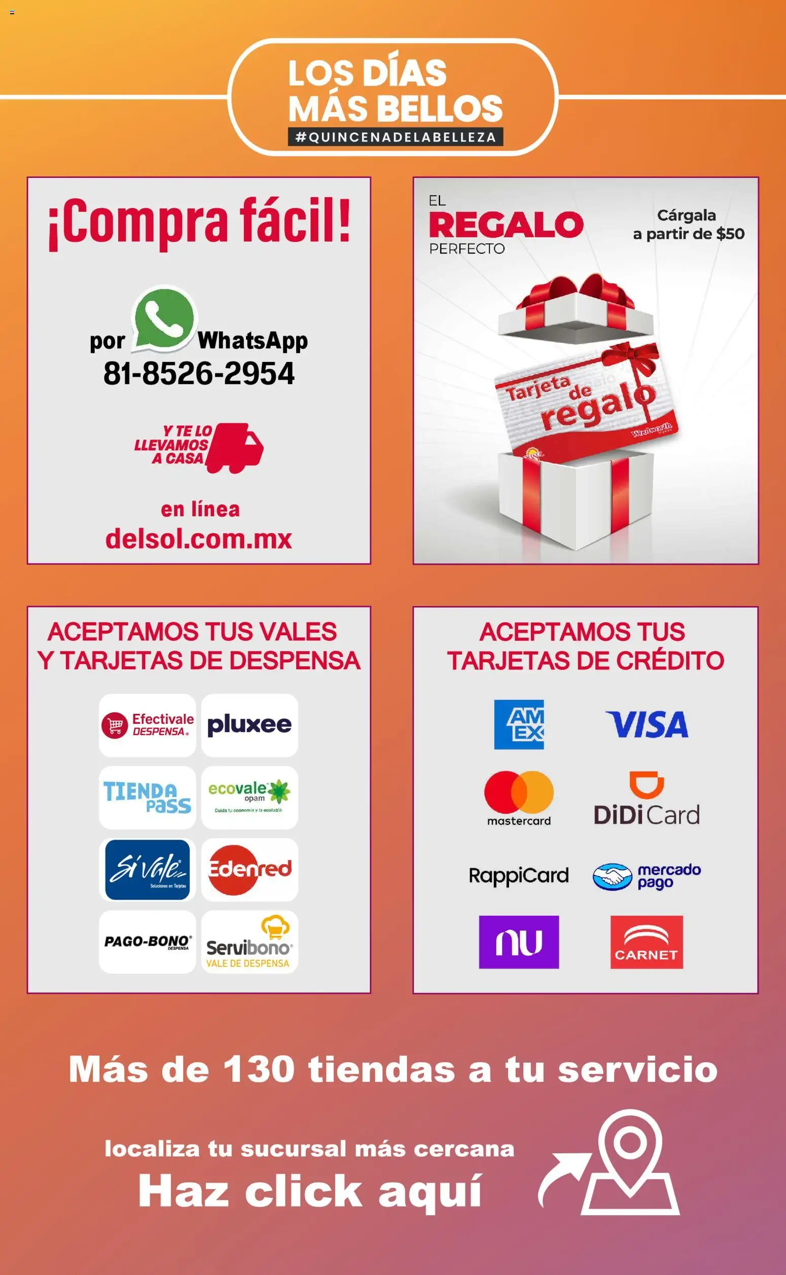 Nuevas ofertas de Del Sol y Woolworth válidas en toda la República Mexicana desde el 13.02.2026. ¡Encuentra las mejores ofertas en Del Sol y Woolworth catálogo Los días más bellos! | Página: 35 | Productos: Despensa, Té