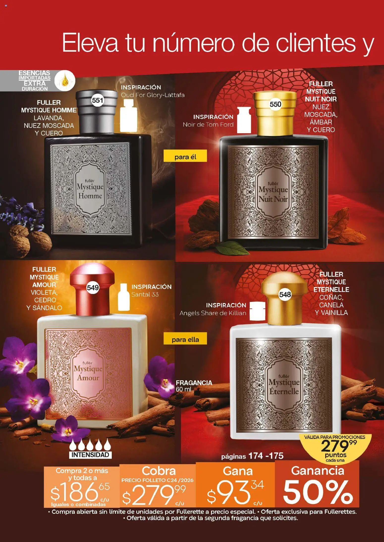 Nuevas ofertas de Fuller válidas en toda la República Mexicana desde el 04.03.2026. ¡Encuentra las mejores ofertas en Fuller Gana Mas C24 2026! | Página: 28 | Productos: Nuez, Esencias, Fragancia