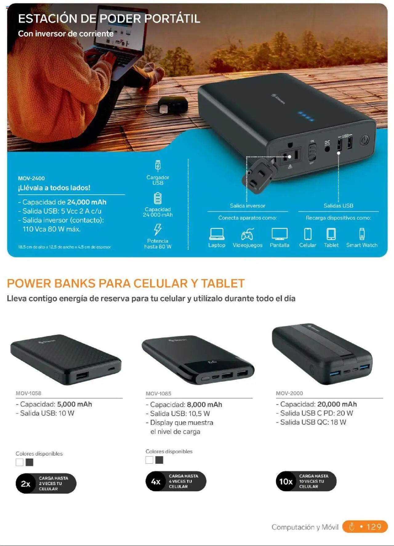 Nuevas ofertas de Steren válidas en toda la República Mexicana desde el 01.01.2025. ¡Encuentra las mejores ofertas en Steren catálogo! | Página: 147 | Productos: Usb, Tablet, Movil, Cargador