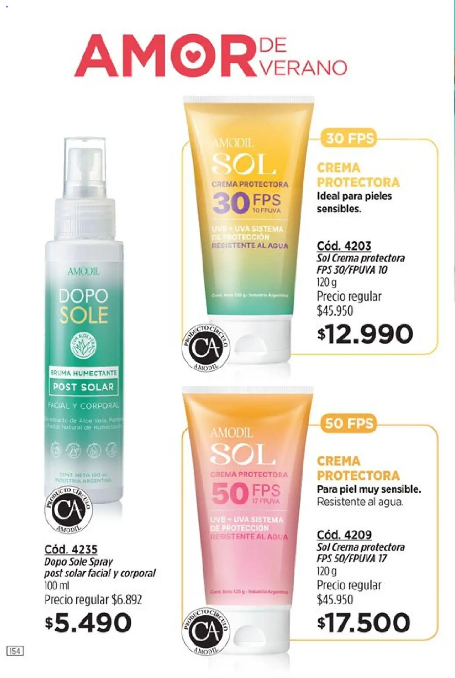 Catálogo Amodil Campaña 2 │ válido desde el 01.02.2026 | Página: 154 | Productos: Bruma, Agua, Uva, Crema