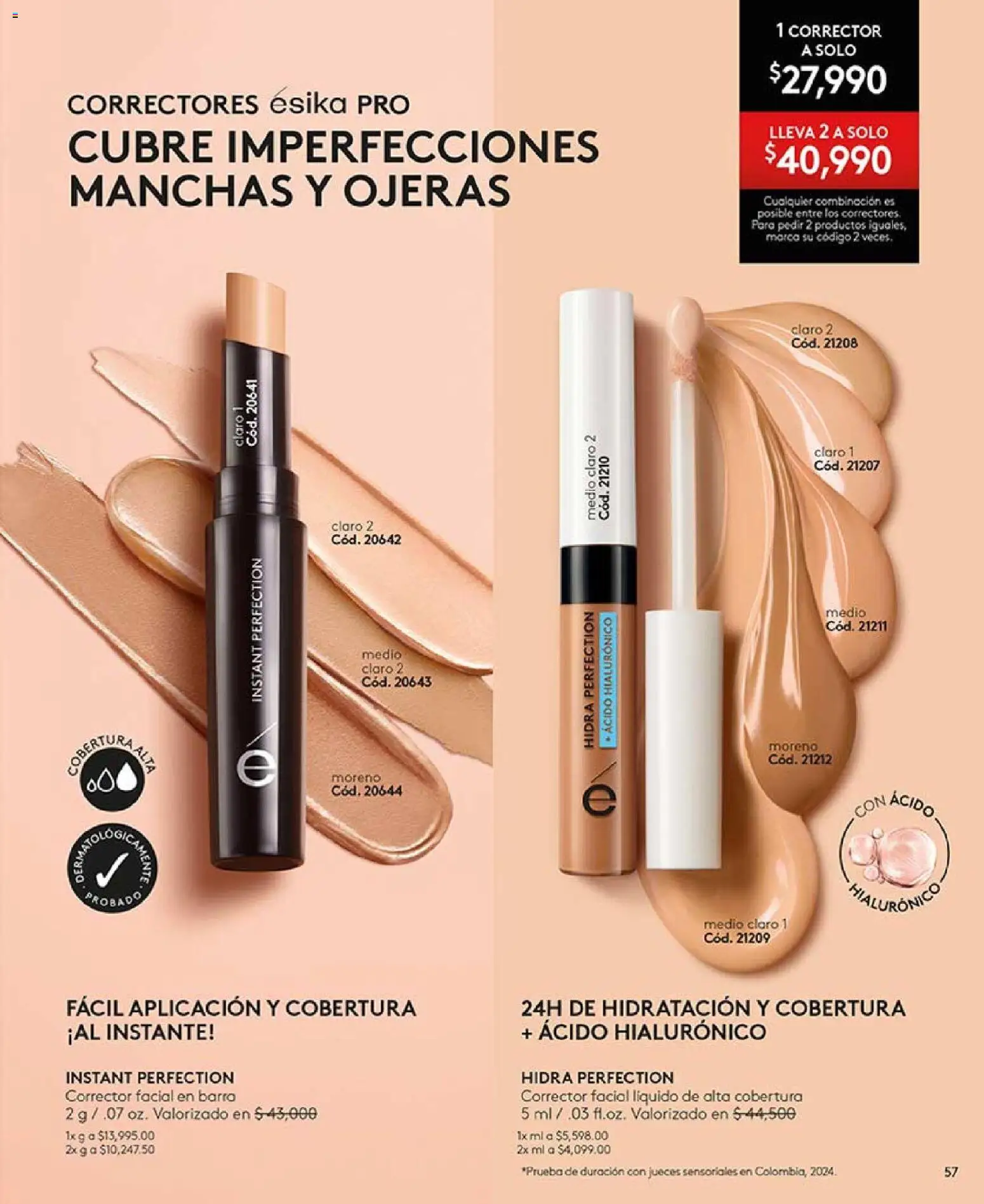Ésika revista - valida desde el 03.11.2025 | Página: 57 | Productos: Combinación, Corrector