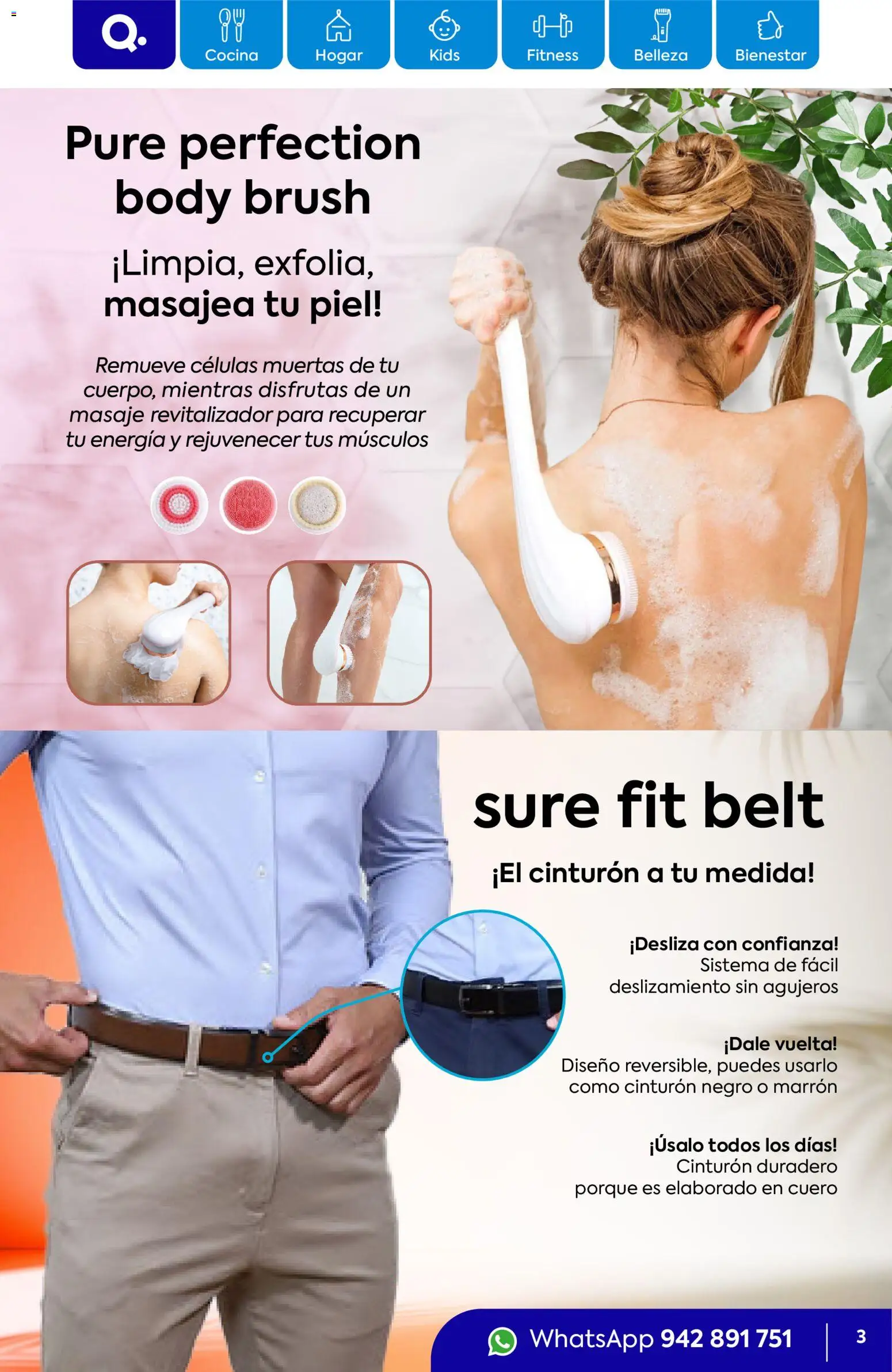 Catálogo Quality Products válido desde 01.02.2026 | Página: 3 | Productos: Cinturón, Cocina