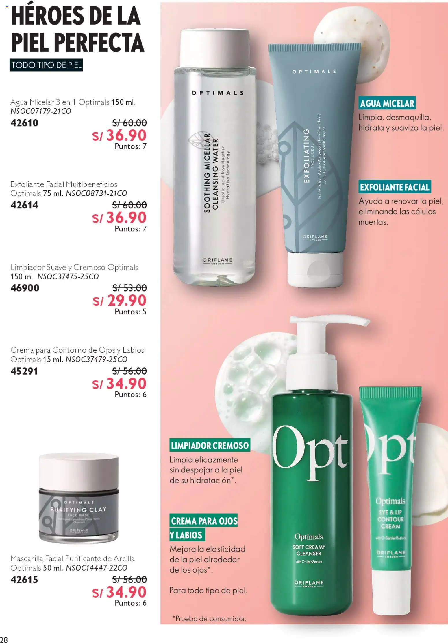 Catálogo Oriflame válido desde 27.12.2025 | Página: 28 | Productos: Exfoliante, Crema