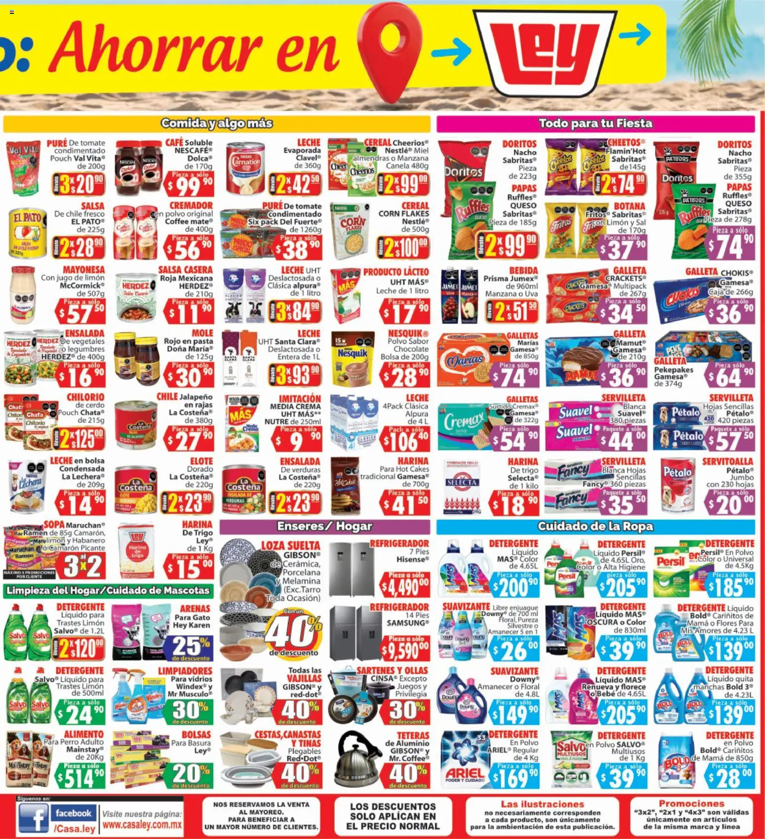 Nuevas ofertas de Casa Ley válidas en toda la República Mexicana desde el 10.04.2026. ¡Encuentra las mejores ofertas en Casa Ley folleto Autoservicio Ley Casa Blanca! | Página: 4 | Productos: Queso, Café, Pasta, Ensalada