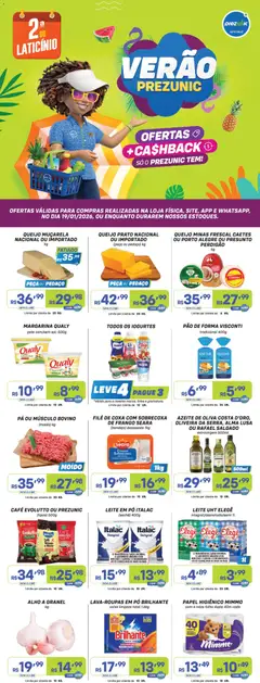 Encarte Prezunic - Pré-Visualização do folheto da loja Prezunic, válido de 19.01.2026