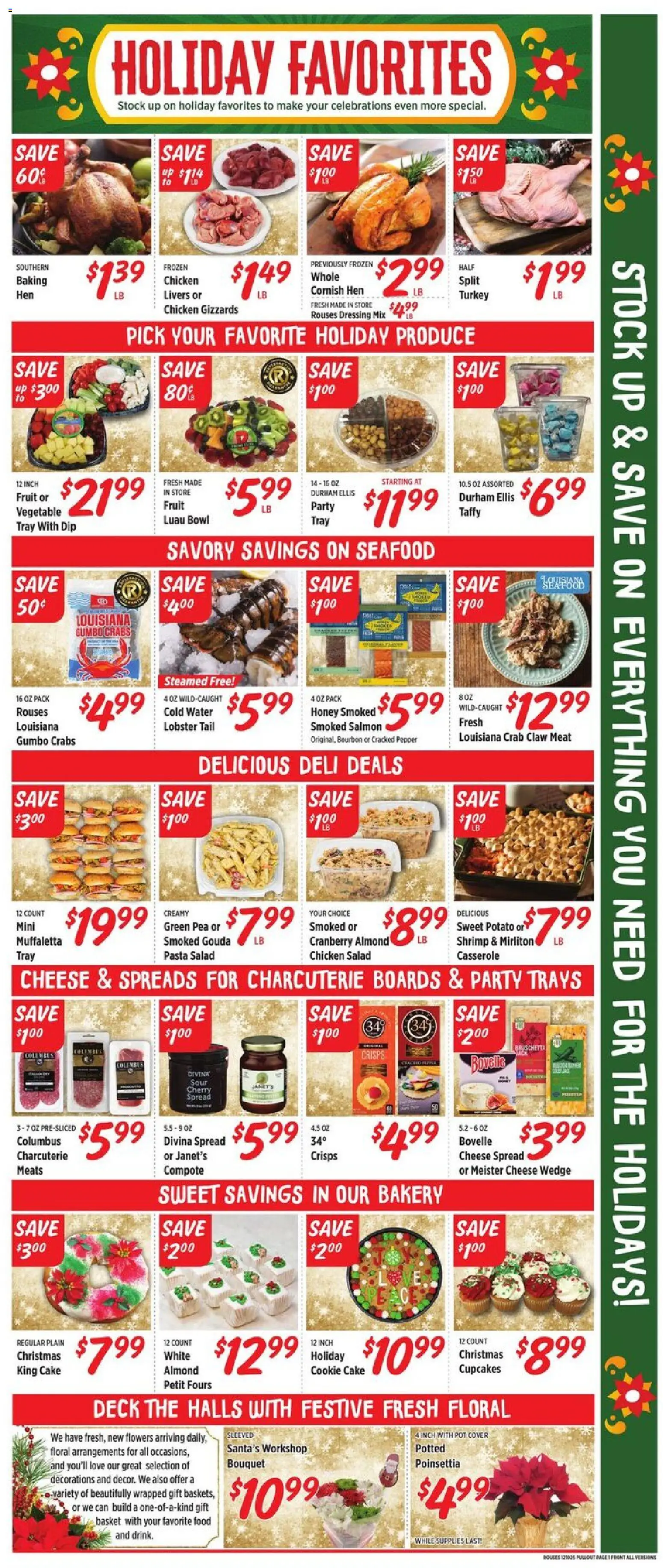 Rouses Weekly Ad - MS - valid from 10.12.2025 | Page: 5 | Products: Basket, Cheese, Water, Pepper