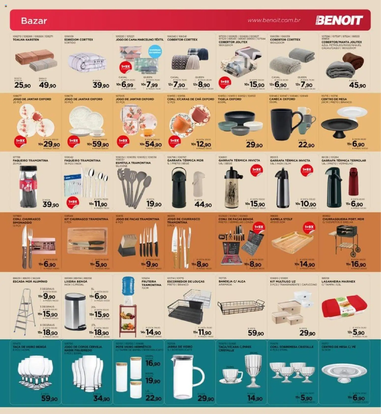 Benoit Folheto - válido de 01.04.2026 | Página: 2 | Produtos: Edredom, Cerveja, Churrasqueira, Tigela