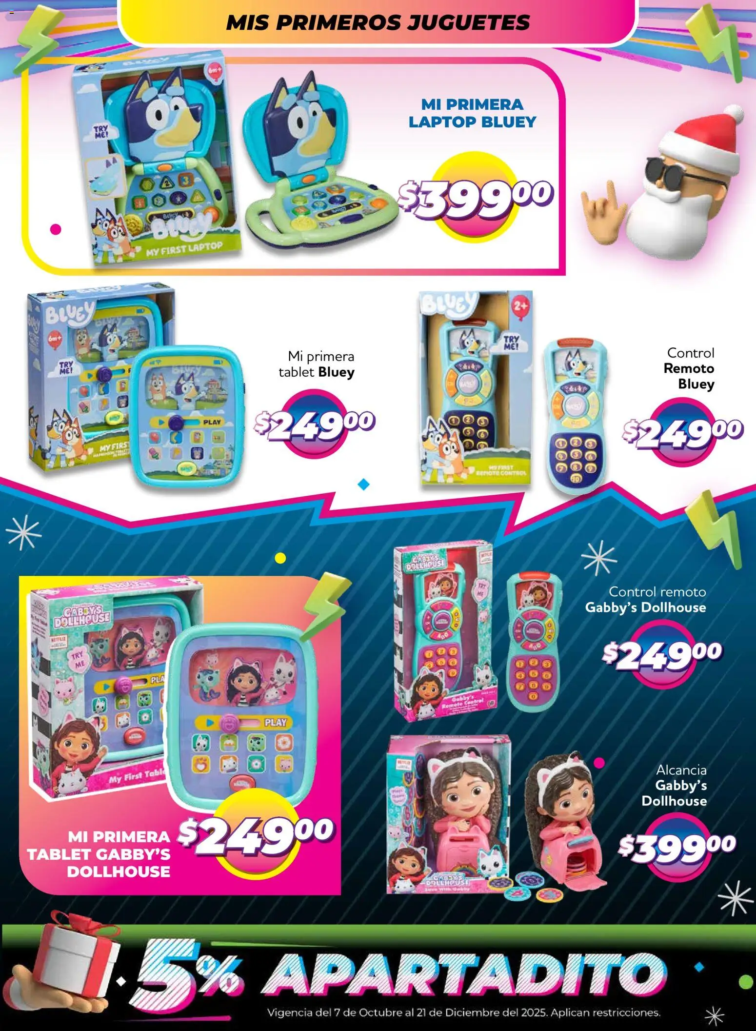 Nuevas ofertas de Soriana válidas en toda la República Mexicana desde el 27.11.2025. ¡Encuentra las mejores ofertas en Soriana - Reino de los Juguetes Híper Nacional! | Página: 36 | Productos: Tablet, Control remoto