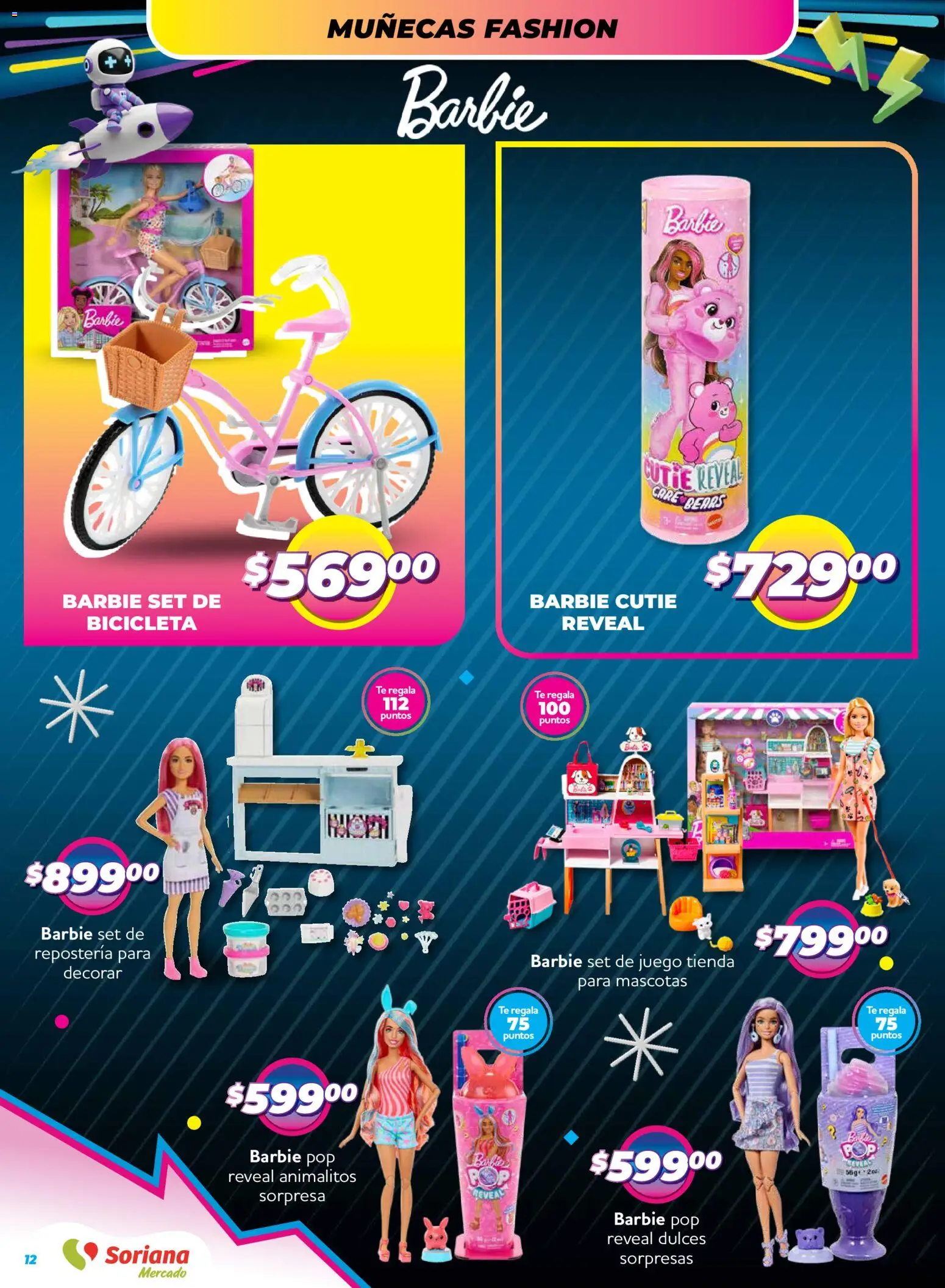 Nuevas ofertas de Soriana válidas en toda la República Mexicana desde el 27.11.2025. ¡Encuentra las mejores ofertas en Soriana - Reino de los Juguetes Mercado Nacional! | Página: 12