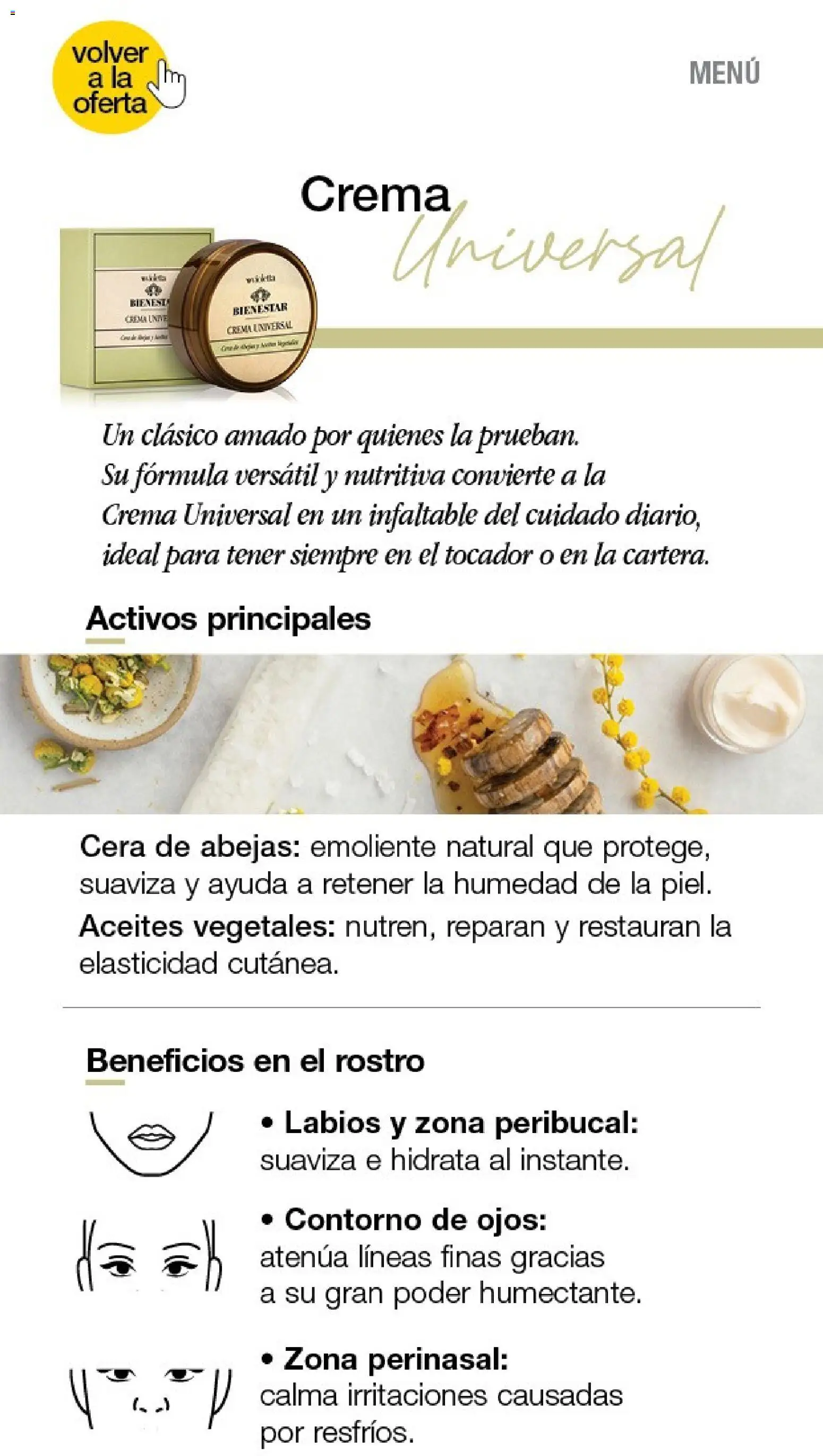 Violetta - Violetta Cosméticos │ válido desde el 23.04.2026 | Página: 19 | Productos: Contorno de ojos, Contorno, Cera, Crema