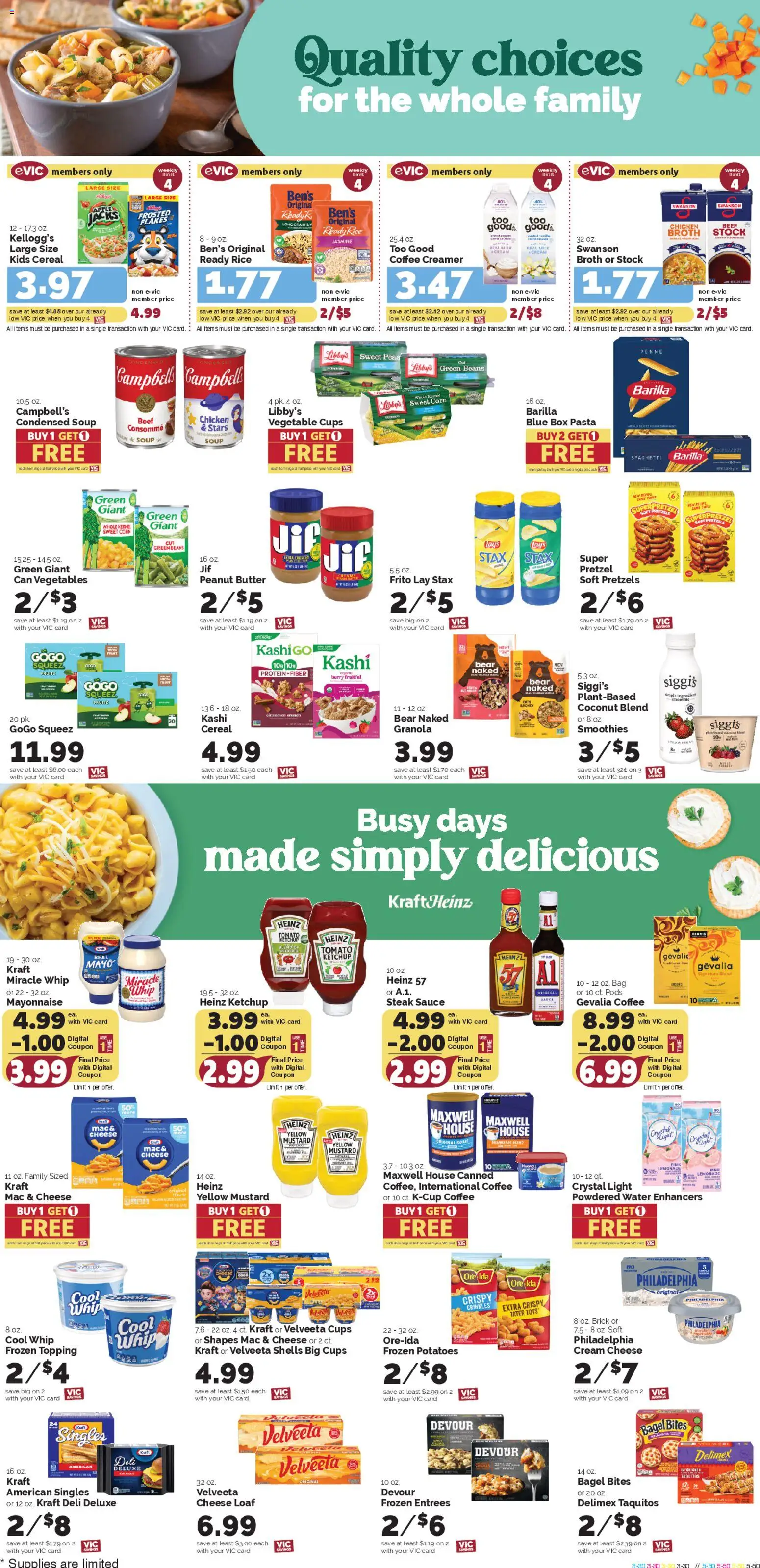 Harris Teeter Weekly Ad - valid from 21.01.2026 | Page: 10 | Products: Corn, Wc, Milk, Cheese