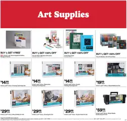 Preview of Michaels weekly ads valid from 01.12.2025 | Page: 5 | Products: Art Set, Pencil, Watercolor, Pads