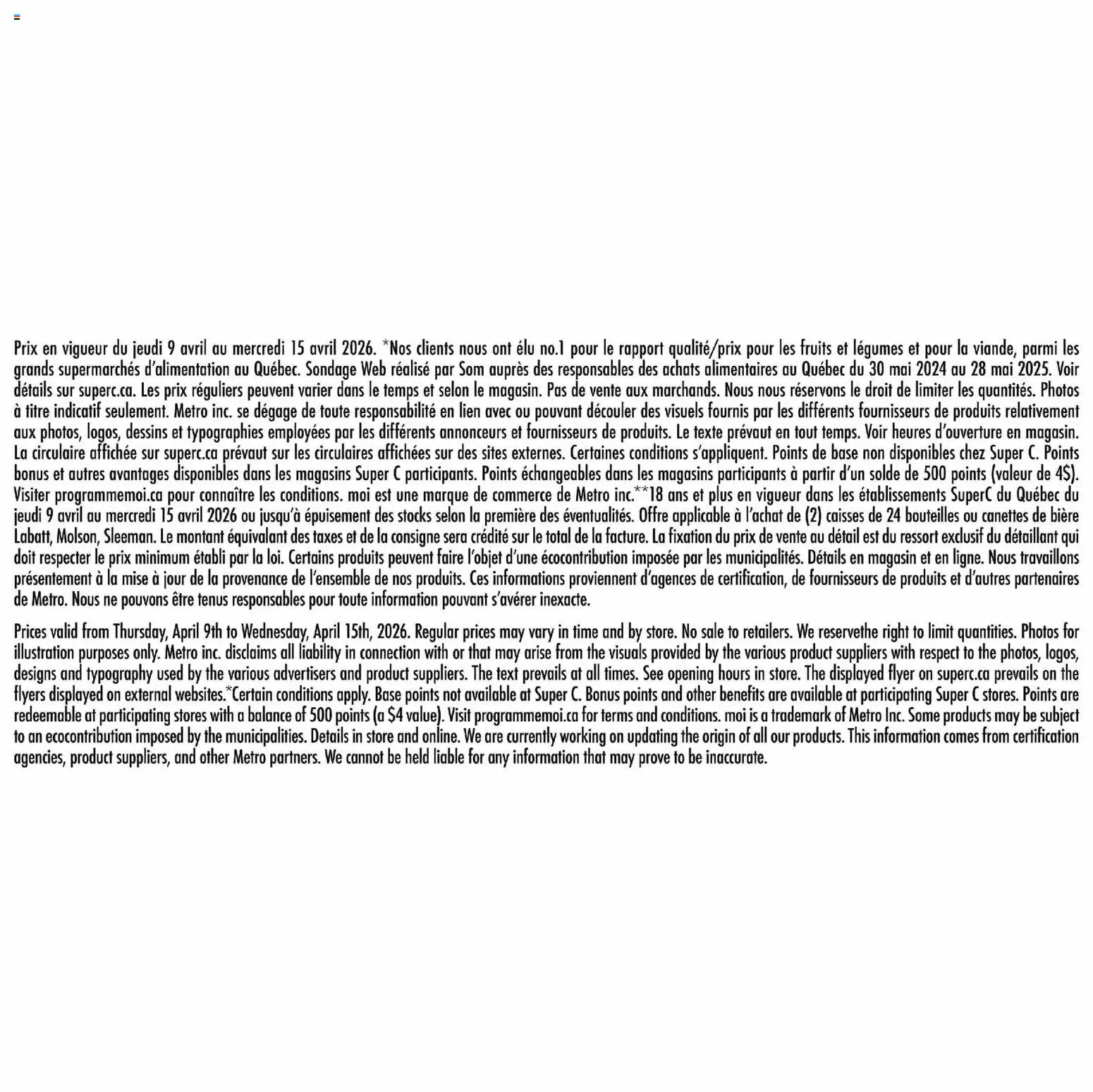 Super C flyer valid from 09.04.2026 | Page: 16