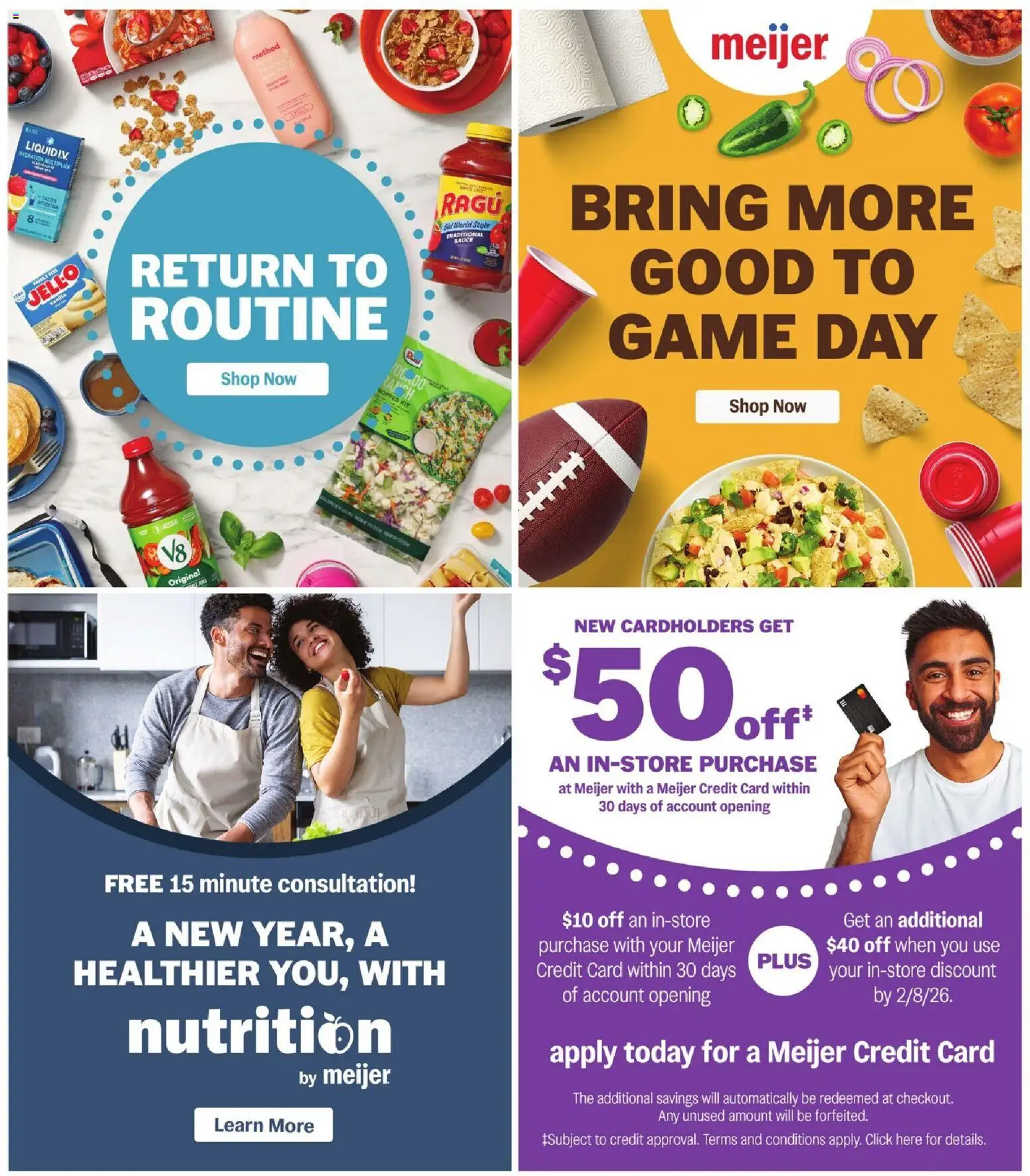 Meijer Weekly Ad - valid from 21.01.2026 | Page: 32 | Products: Sauce, Game