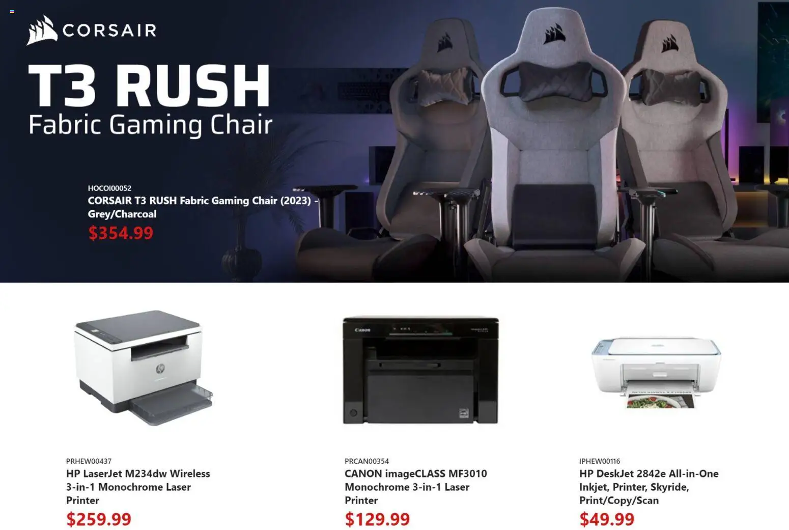Canada Computers flyer valid from 24.10.2025 | Page: 22 | Products: Printer, Chair