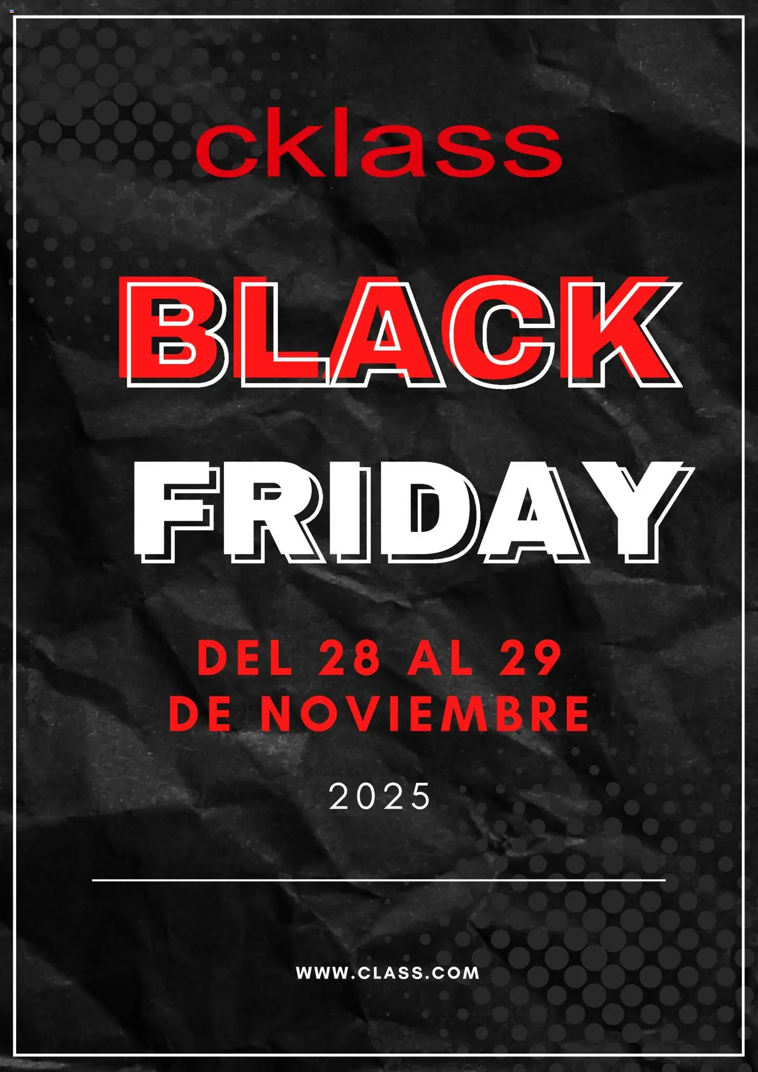 Nuevas ofertas de Cklass válidas en toda la República Mexicana desde el 28.11.2025. ¡Encuentra las mejores ofertas en Cklass Black Friday! | Página: 1