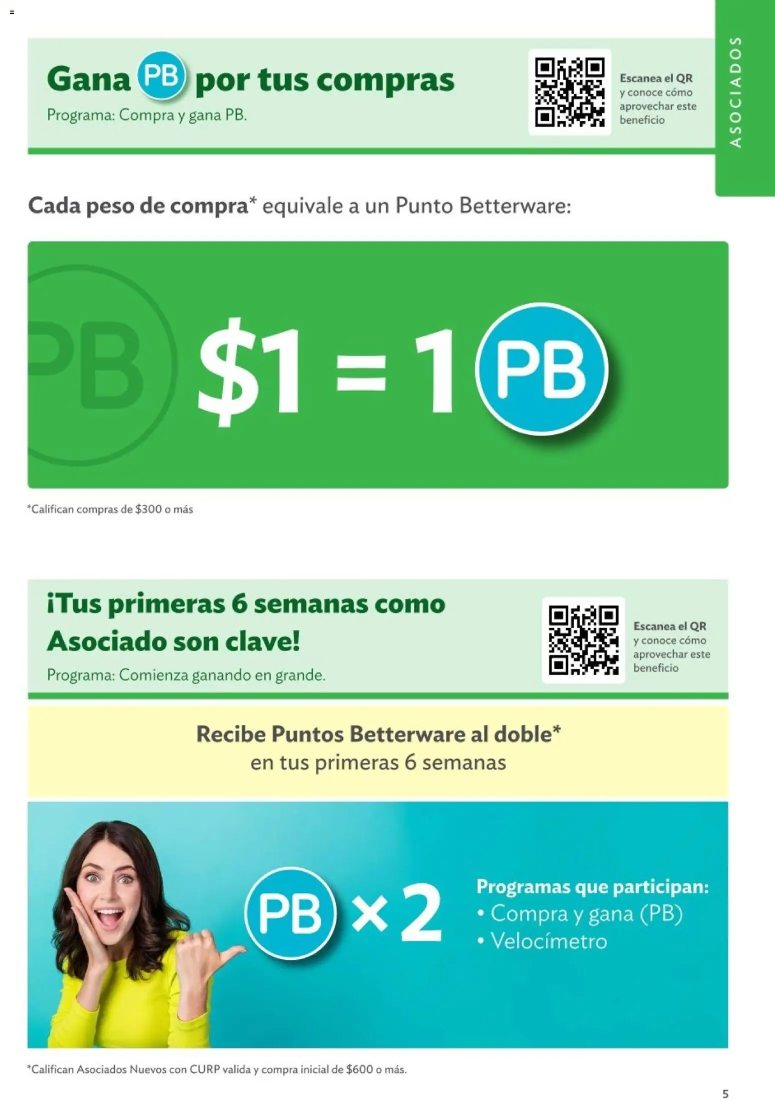 Nuevas ofertas de Betterware válidas en toda la República Mexicana desde el 01.01.2026. ¡Encuentra las mejores ofertas en Betterware catálogo Oportunidades! | Página: 5