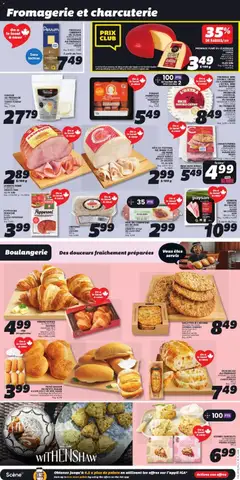 Preview of IGA weekly flyer / circulaire from shop IGA valid from 15.01.2026 | Page: 7 | Products: Cookies, Turkey, Cheese, Bread