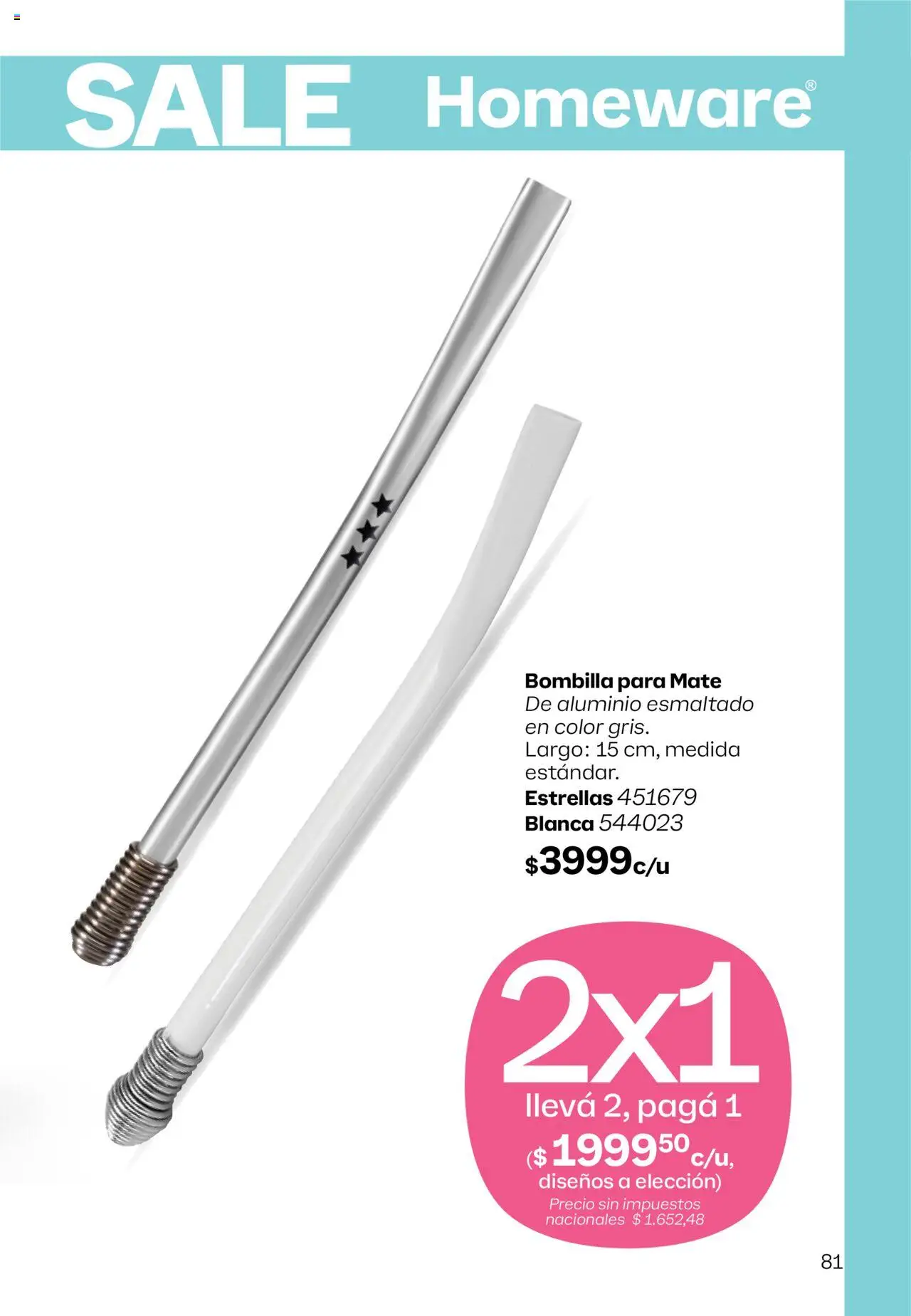 Tupperware - Campaña 16/2025 │ válido desde el 21.09.2025 | Página: 82 | Productos: Mate, Bombilla