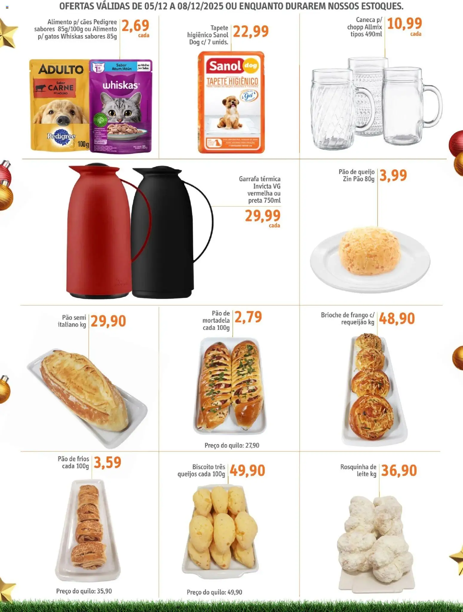 Sonda Folheto - válido de 05.12.2025 | Página: 4 | Produtos: Garrafa térmica, Leite, Mortadela, Carne
