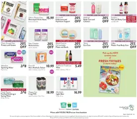 Fresh Thyme Weekly Ad - IA - valid from 02.07.2025 | Page: 9 | Products: Multivitamin, Powder, Water, Grapes